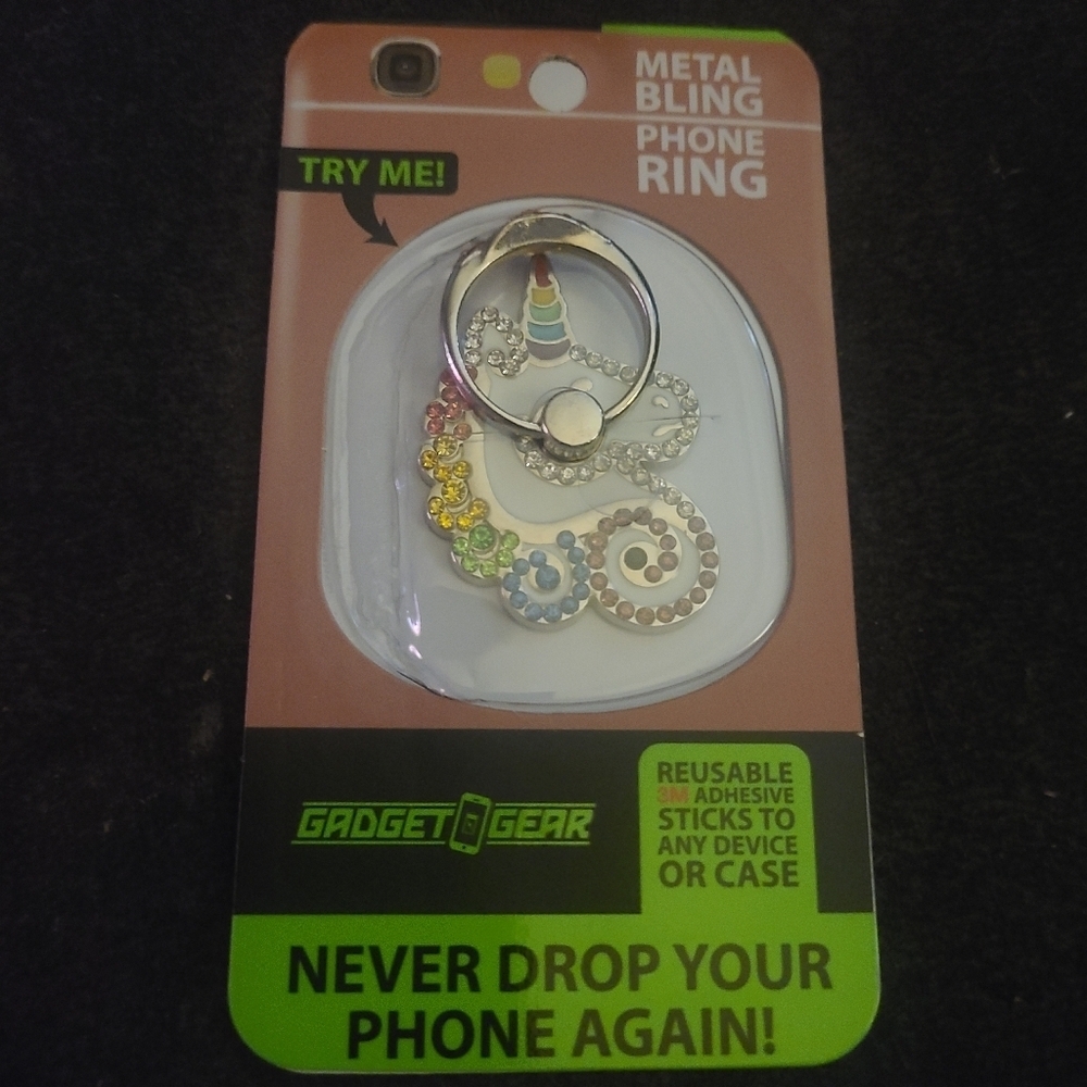UNICORN Metal Bling Phone Ring